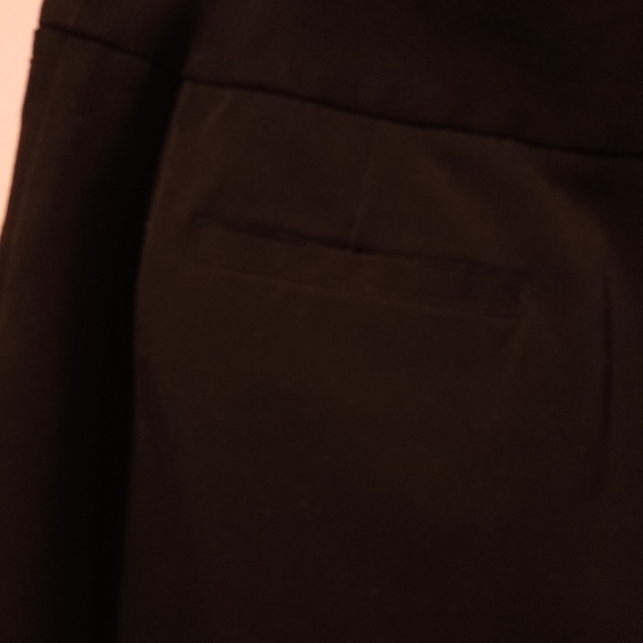 DONATING 3-31 Apt. 9 Maxwell Black Straight Leg Pants faux front & back pockets - Picture 4 of 6